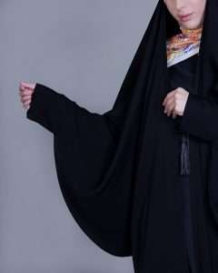 چادر کیانا ساده جنس سیزو برش هلال