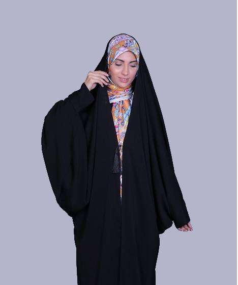 چادر مشکی آستین دار کیانا