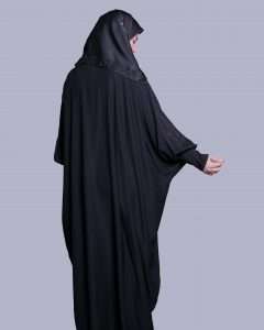عبا پریناز نگین دار مشکی 2