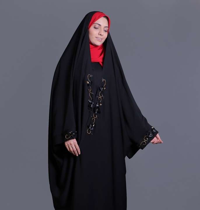 عربی عبایی ربان دوزی جنس سیزو 28