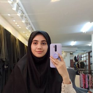 مقنعه ساده پفکی